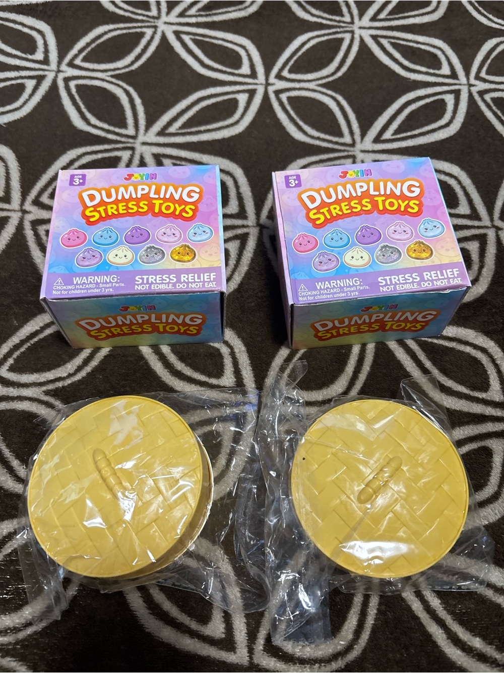 4 Dumpling Stress Toys - Mystery Colours Kids Toy Stress Relief